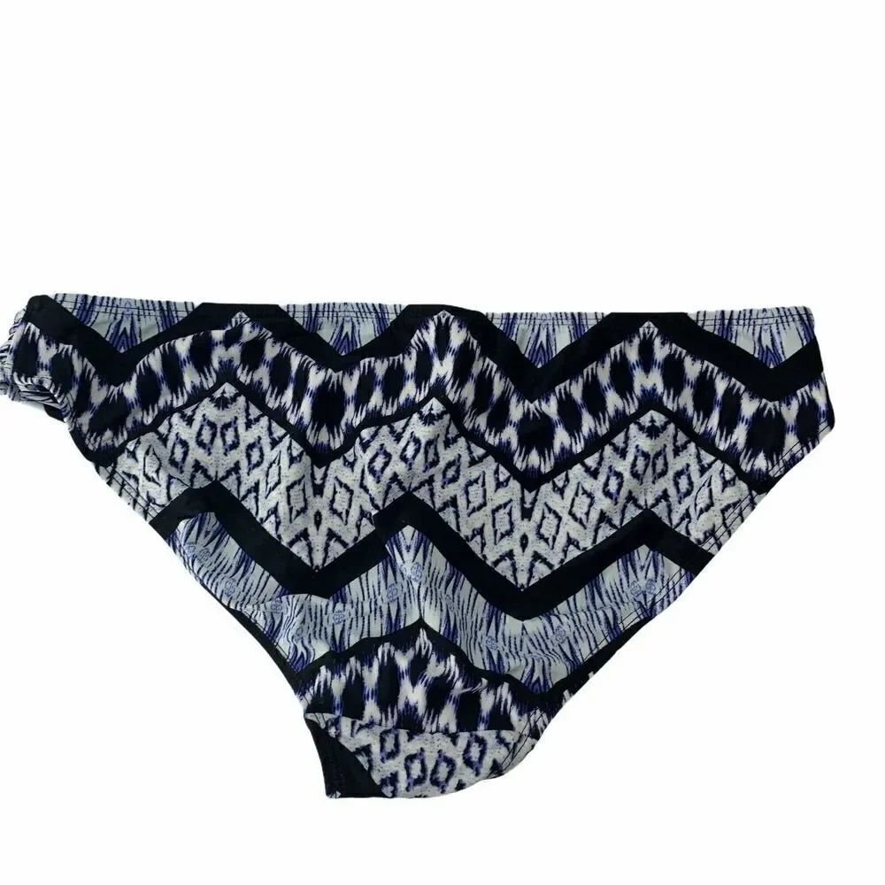 Blueā&Ā BlackāBohemianāBikiniāBottomāJuniorsāLarge - Picture 2 of 5